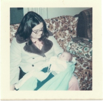 Doug and Mom Thanksgiving 1974